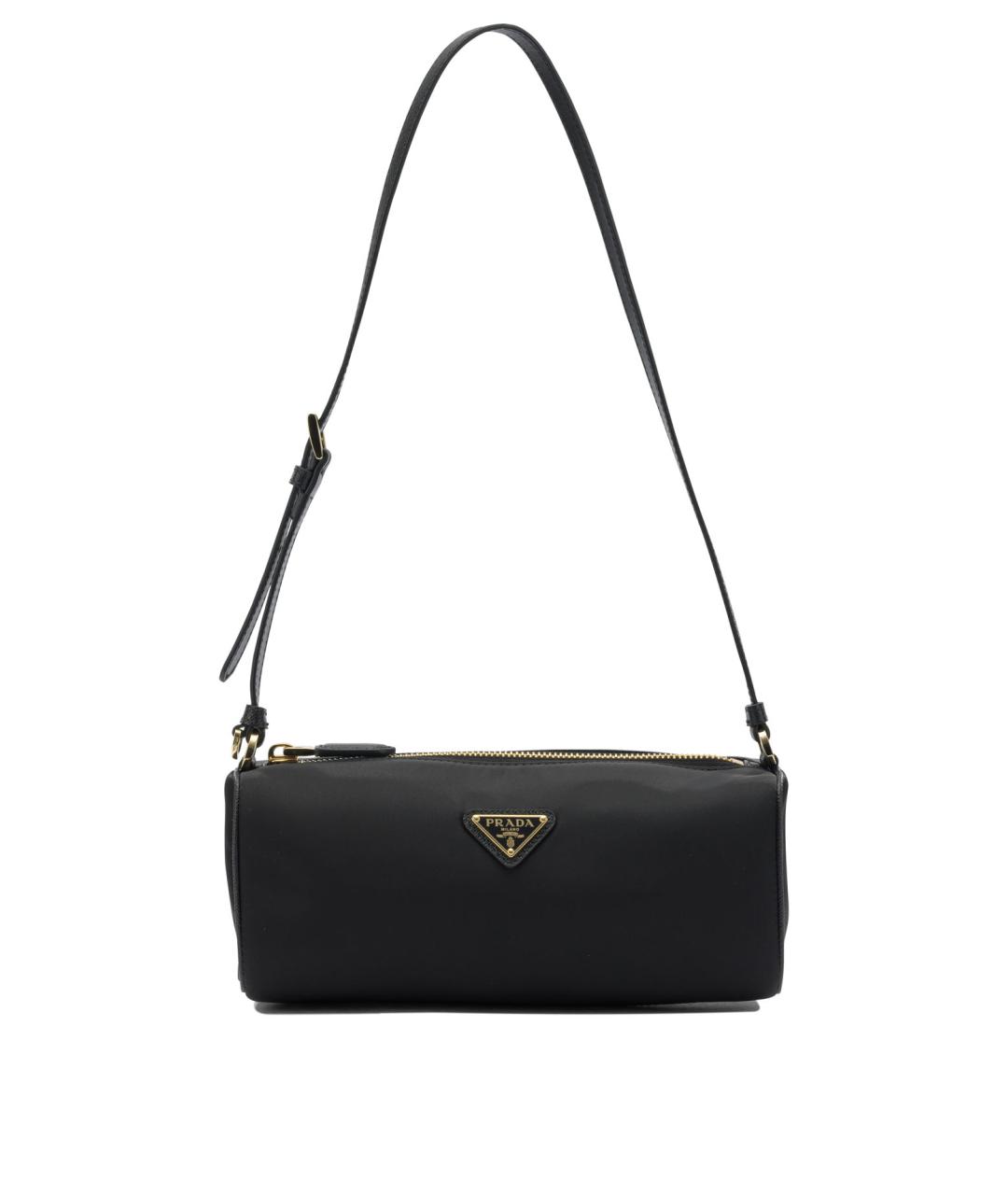 PRADA Черная синтетическая сумка через плечо, фото 1