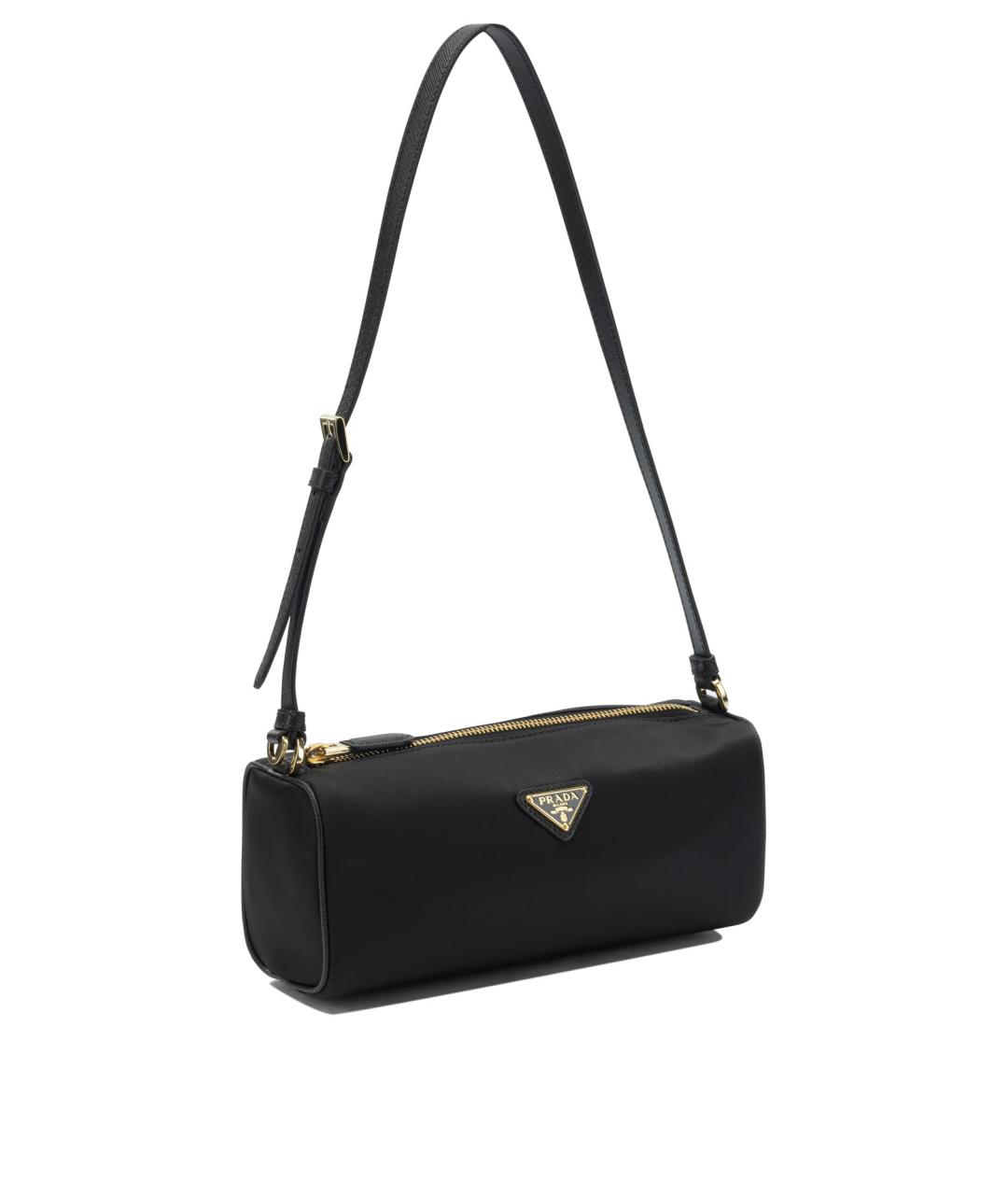 PRADA Черная синтетическая сумка через плечо, фото 2