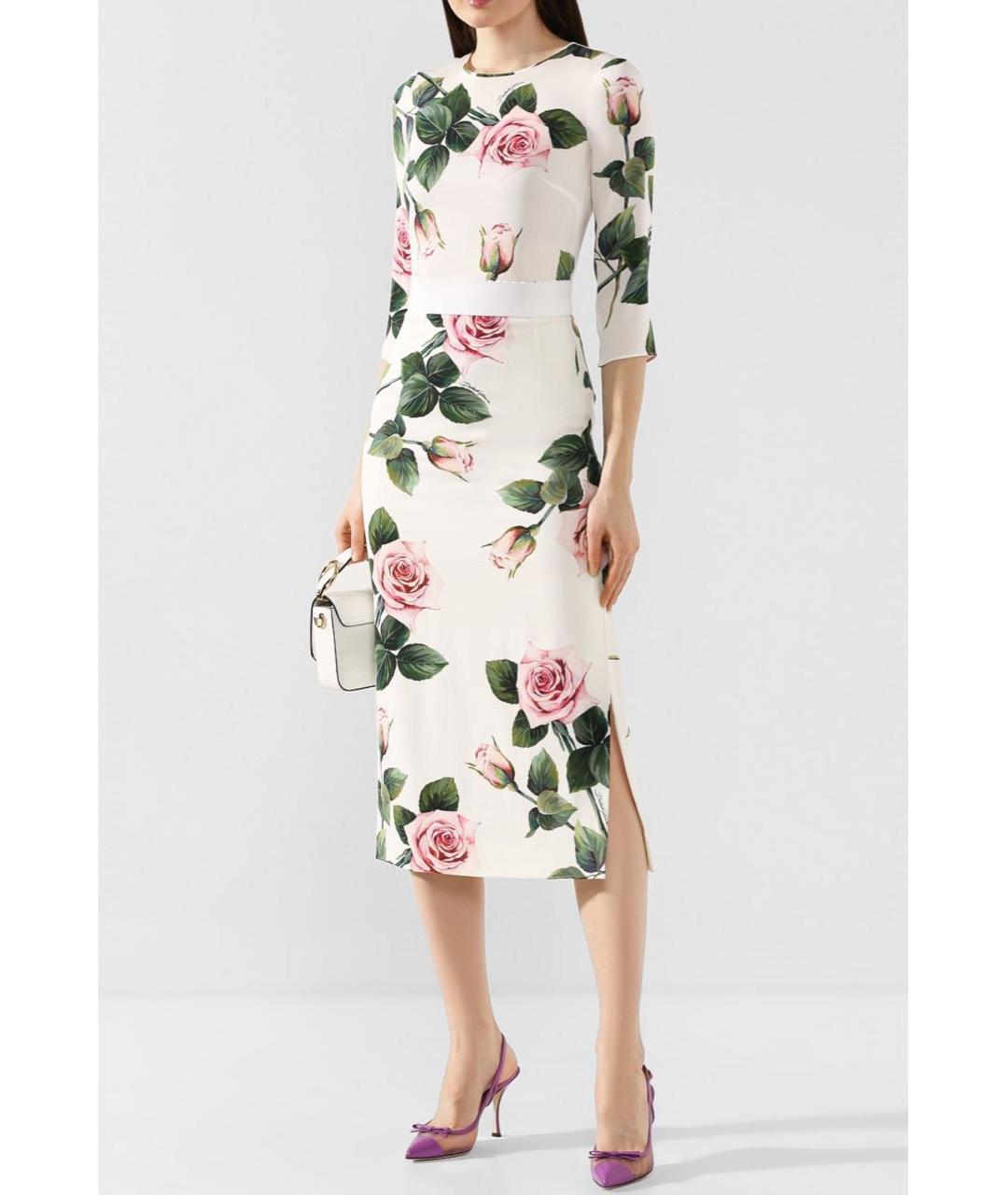 DOLCE&GABBANA Фиолетовые текстильные туфли, фото 3