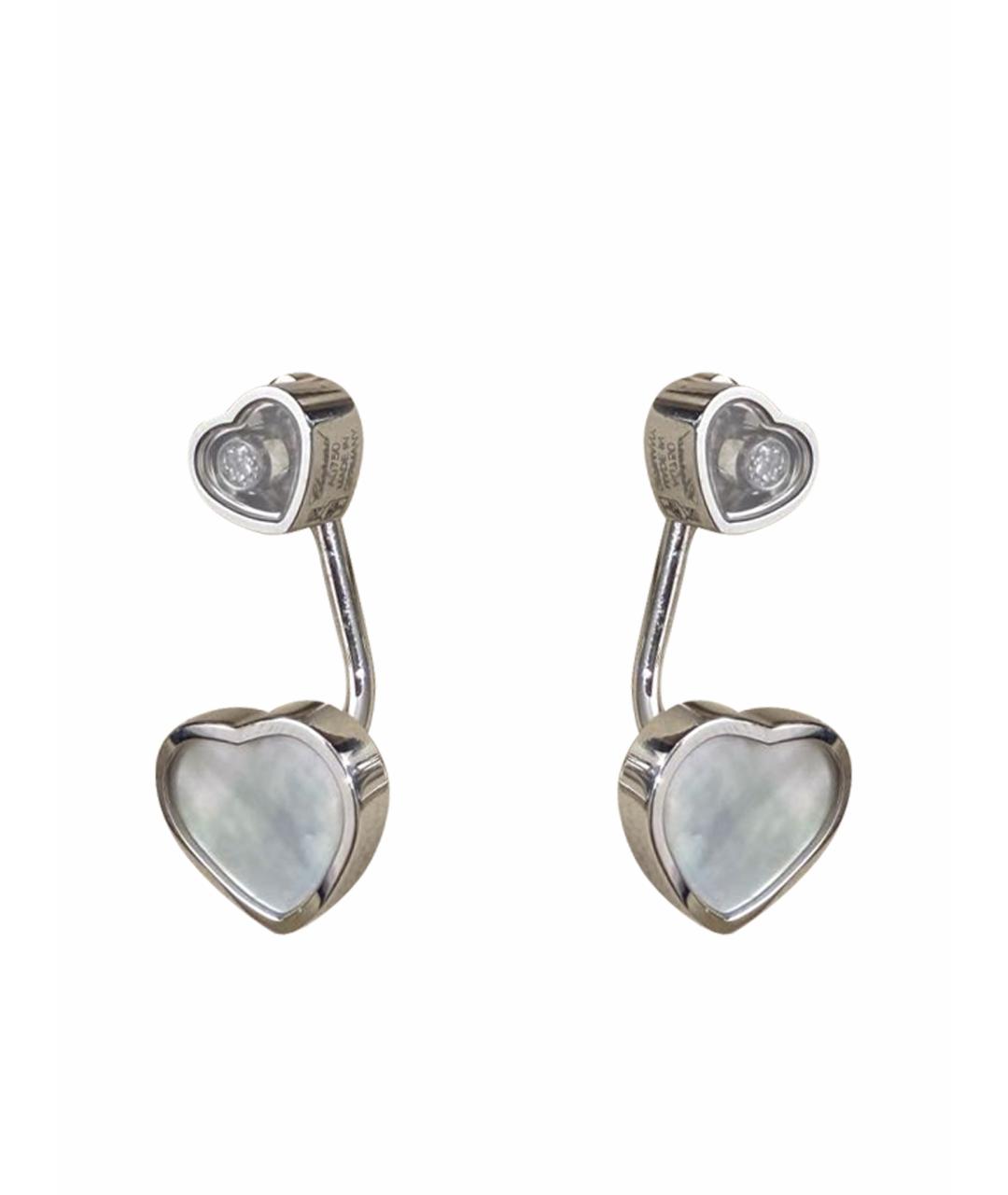 CHOPARD Серебряные серьги из белого золота, фото 1