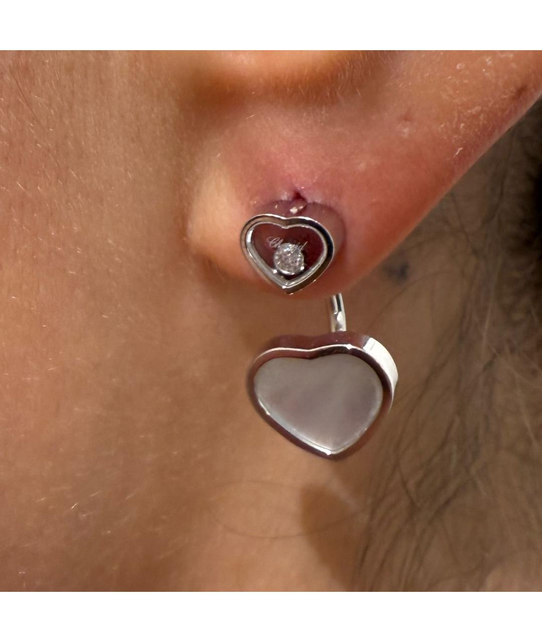 CHOPARD Серебряные серьги из белого золота, фото 4