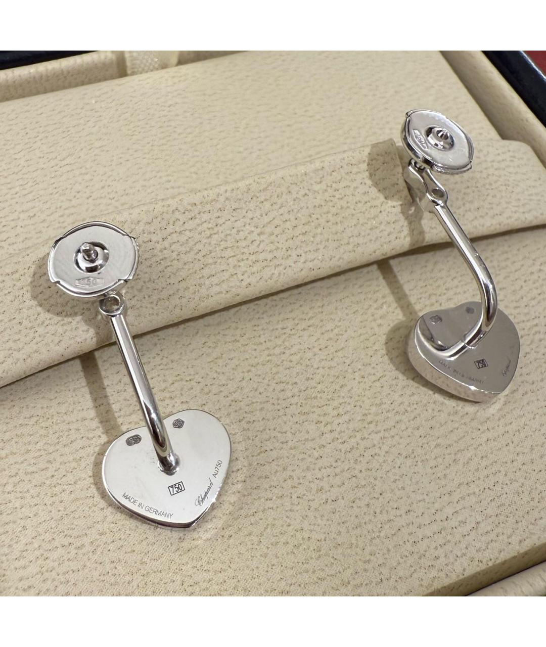 CHOPARD Серебряные серьги из белого золота, фото 3