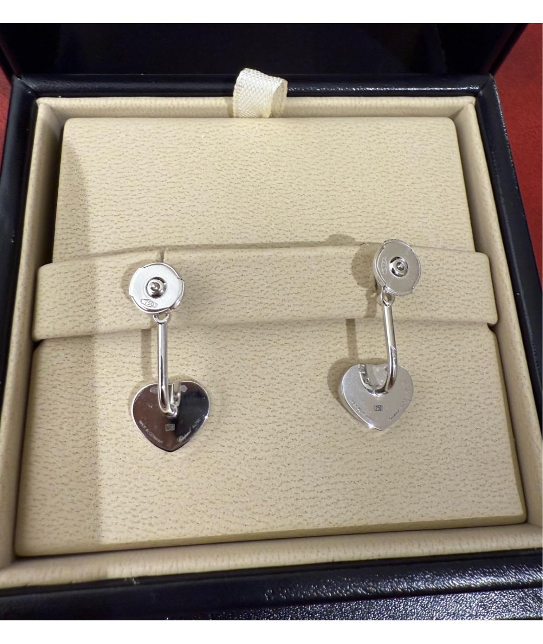 CHOPARD Серебряные серьги из белого золота, фото 2