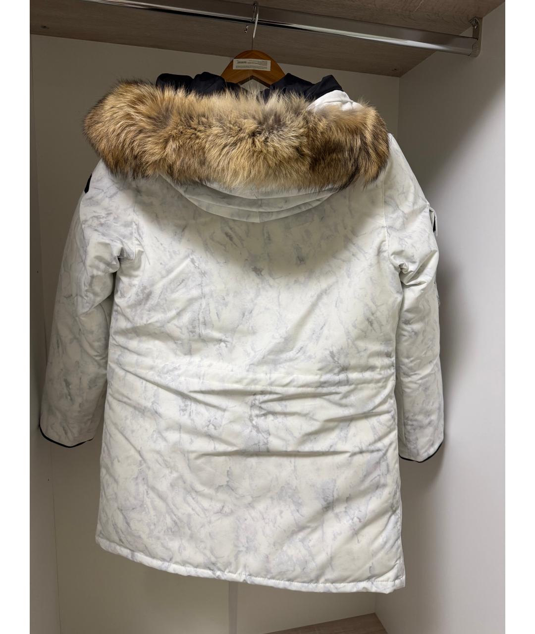 CANADA GOOSE Белая хлопковая парка, фото 2