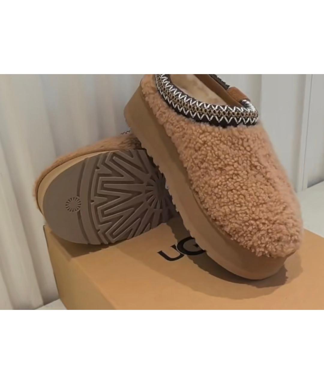 UGG AUSTRALIA Коричневые сабо, фото 6