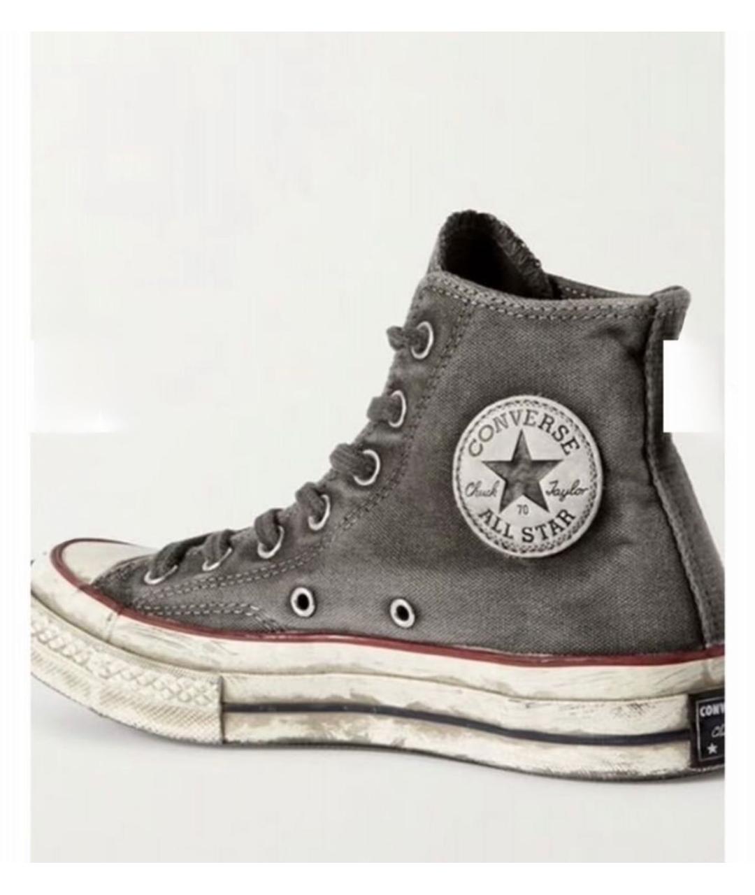 CONVERSE Серые текстильные кеды, фото 2