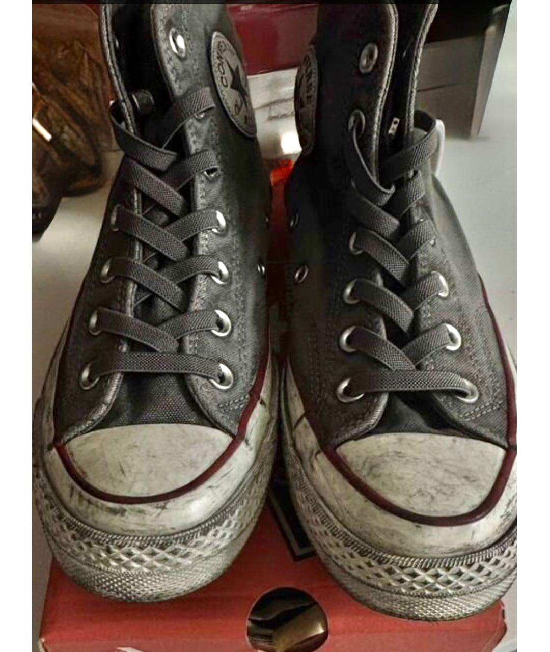 CONVERSE Серые текстильные кеды, фото 3