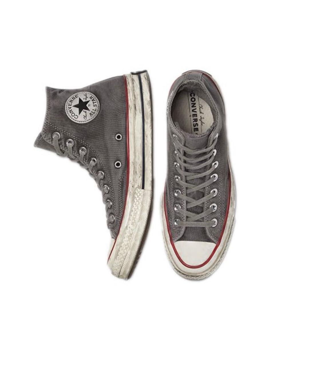 CONVERSE Серые текстильные кеды, фото 5