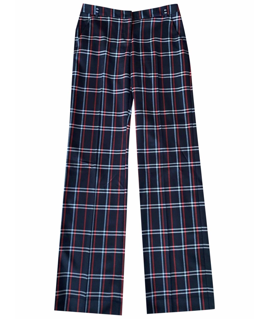 PINKO Мульти полиэстеровые прямые брюки, фото 1