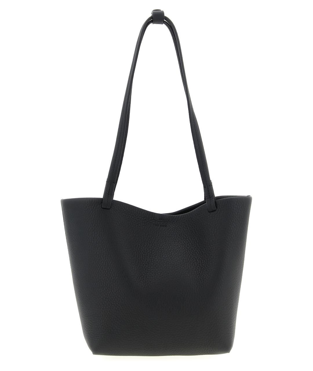 THE ROW Черная кожаная сумка тоут, фото 1