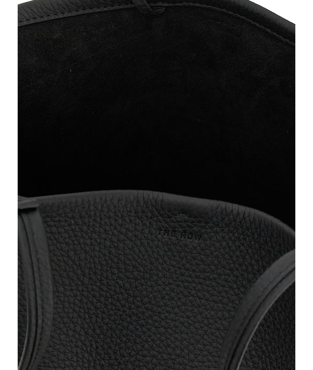 THE ROW Черная кожаная сумка тоут, фото 4