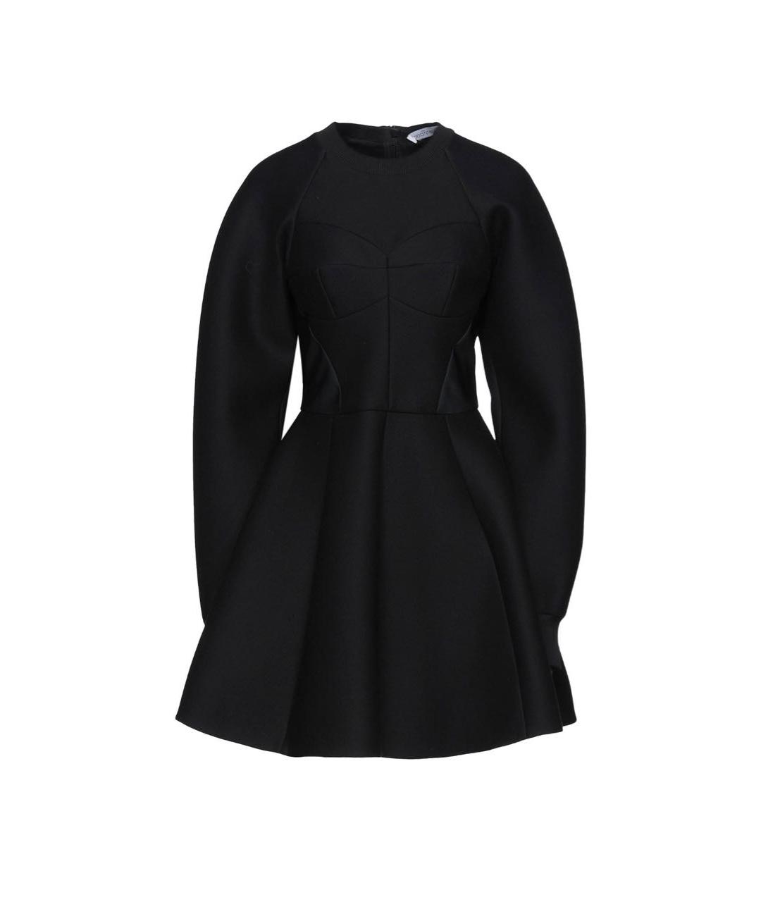 DOLCE&GABBANA Черное хлопковое платье, фото 1