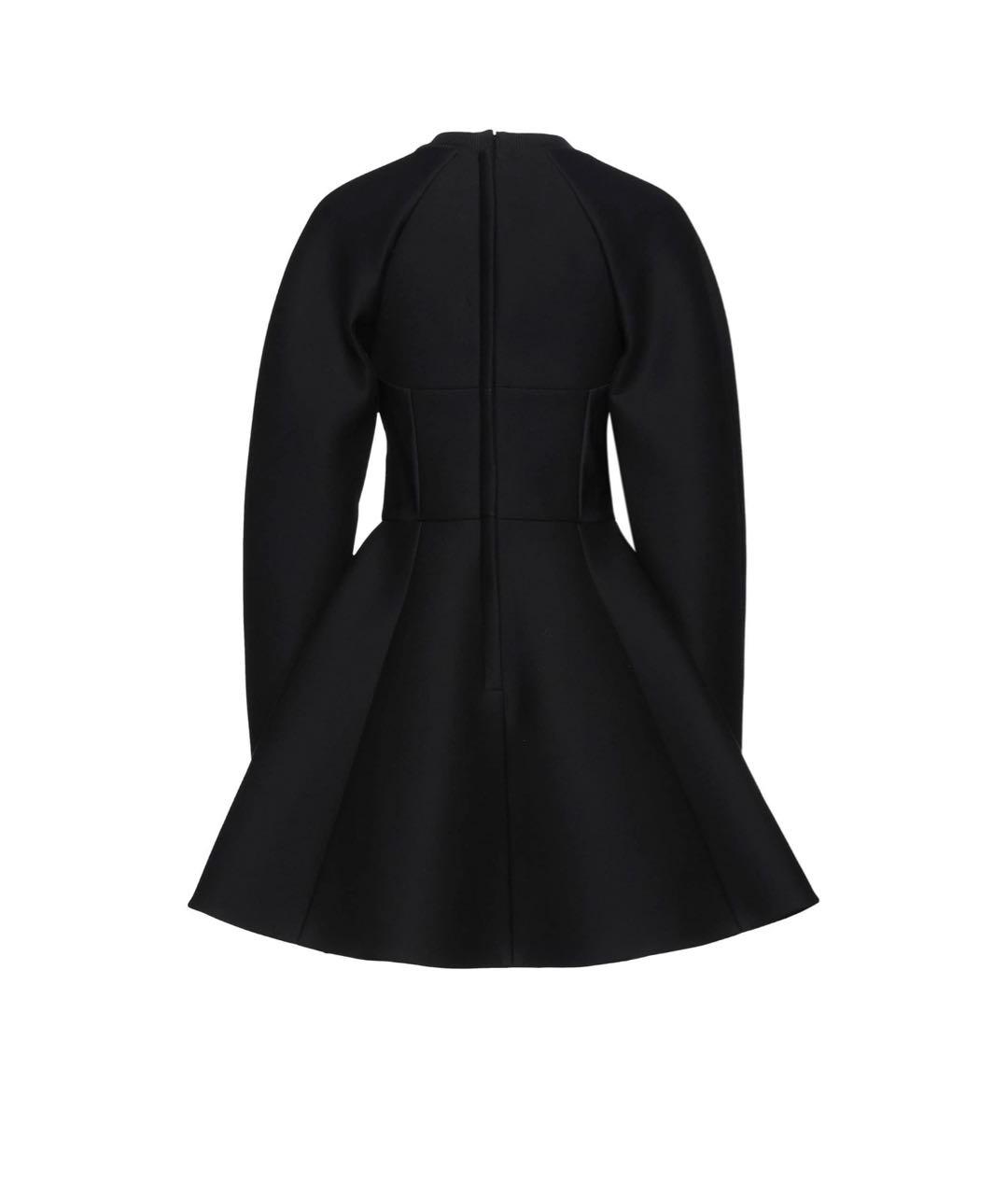 DOLCE&GABBANA Черное хлопковое платье, фото 2