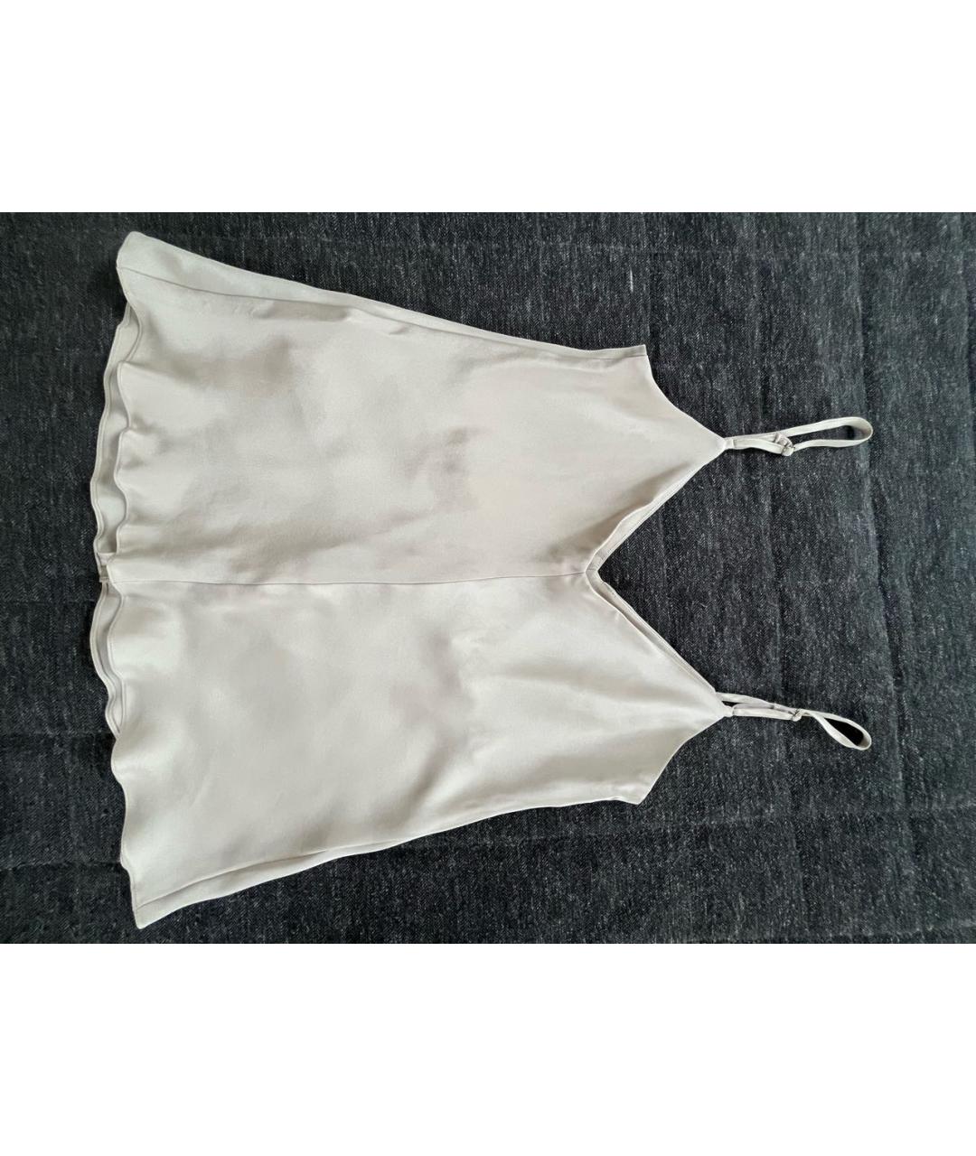 12 STOREEZ Серебряная шелковая майка, фото 2