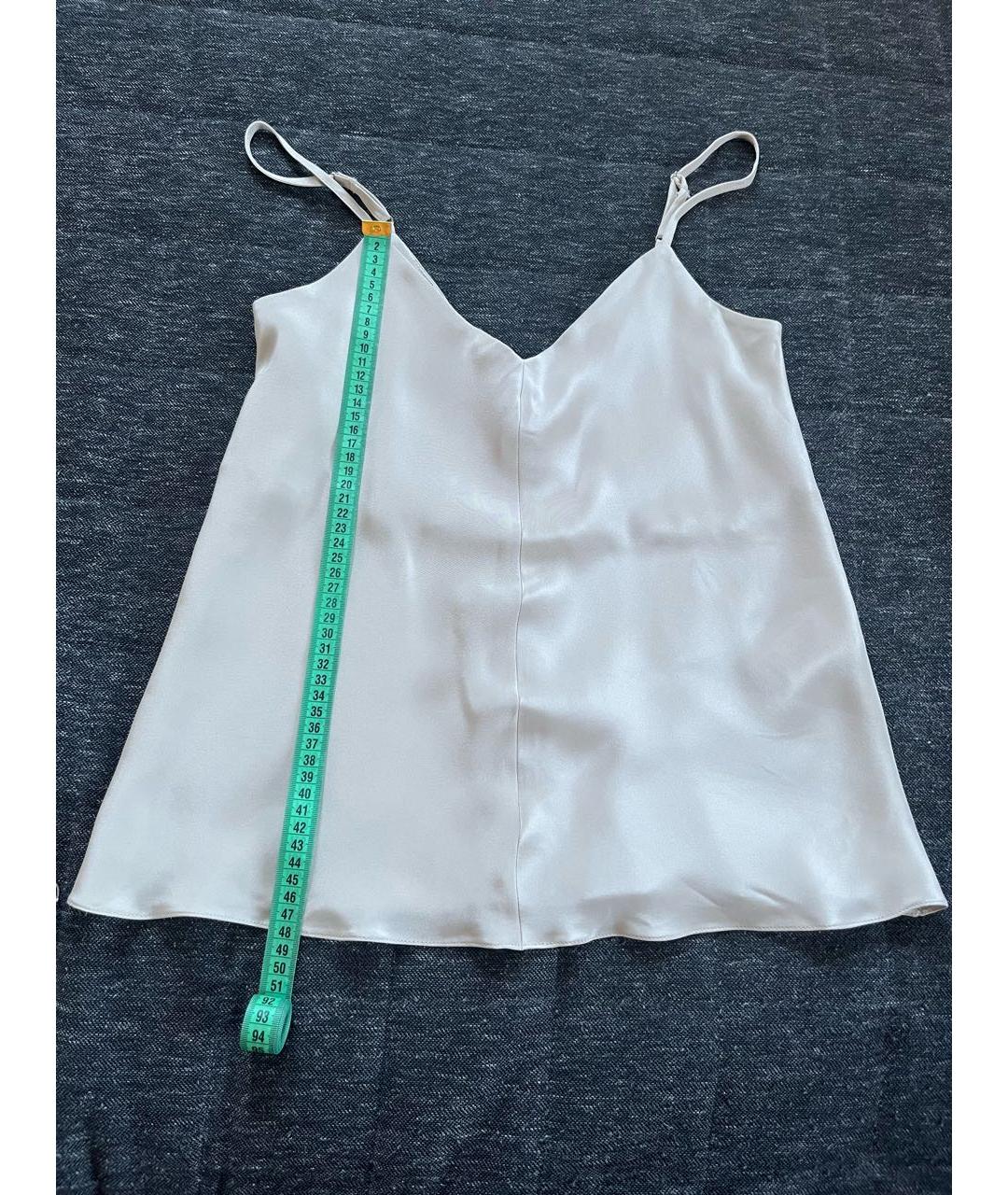 12 STOREEZ Серебряная шелковая майка, фото 6