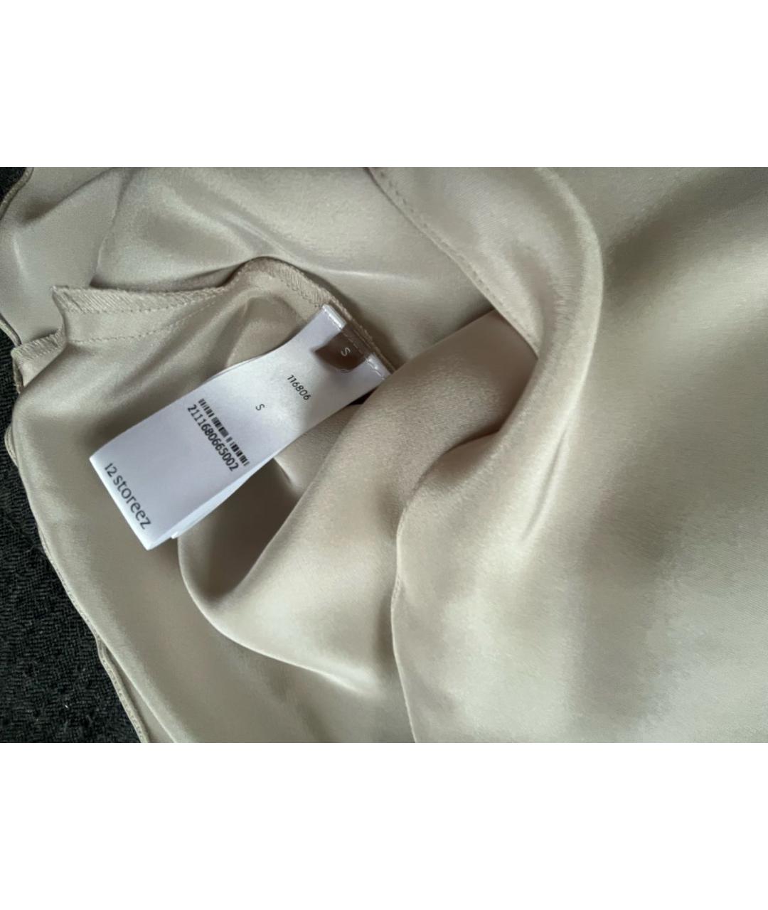 12 STOREEZ Серебряная шелковая майка, фото 4