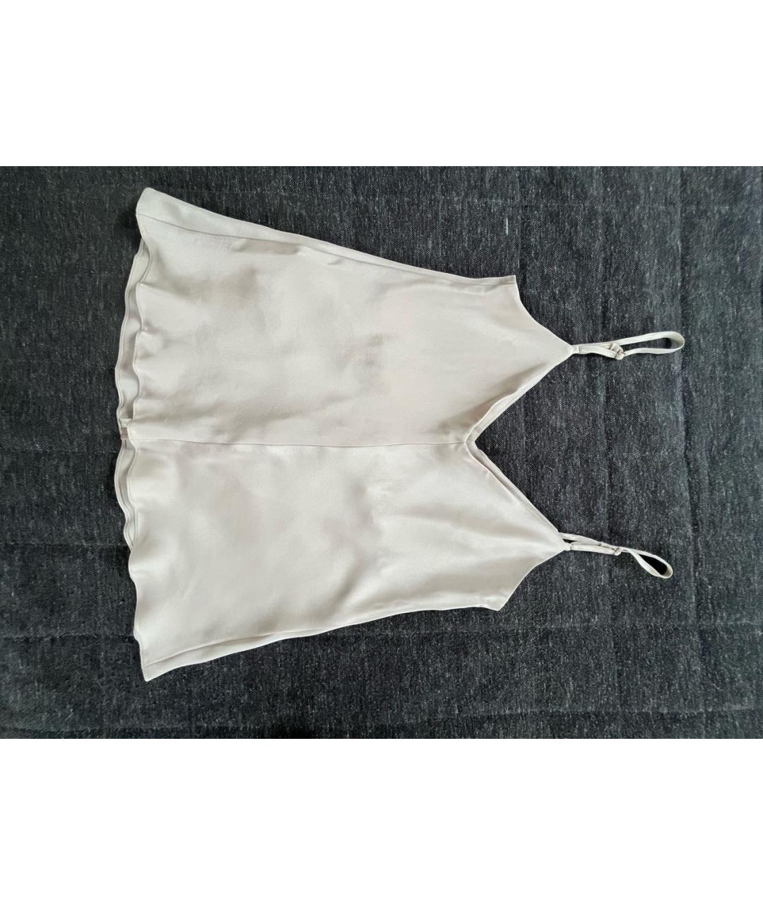 12 STOREEZ Серебряная шелковая майка, фото 8