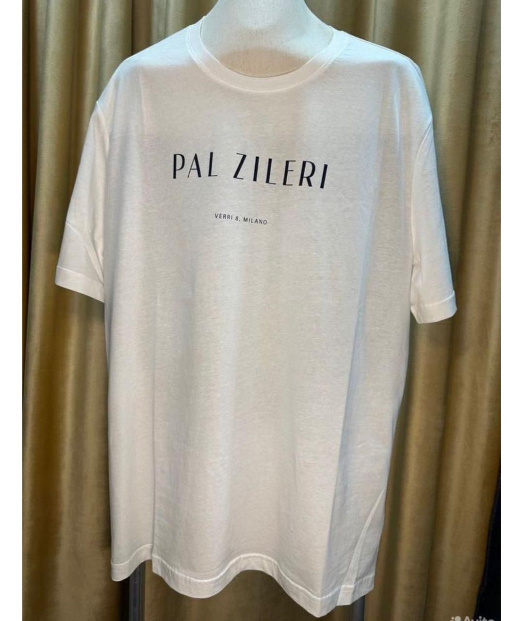 PAL ZILERI Белая хлопковая футболка, фото 4