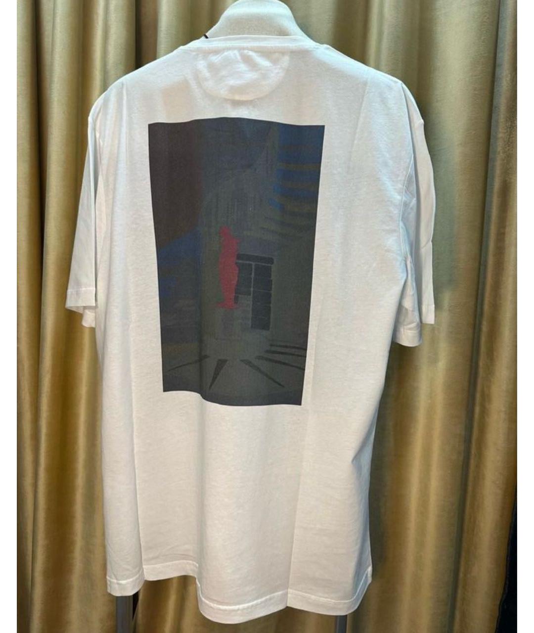 PAL ZILERI Белая хлопковая футболка, фото 2