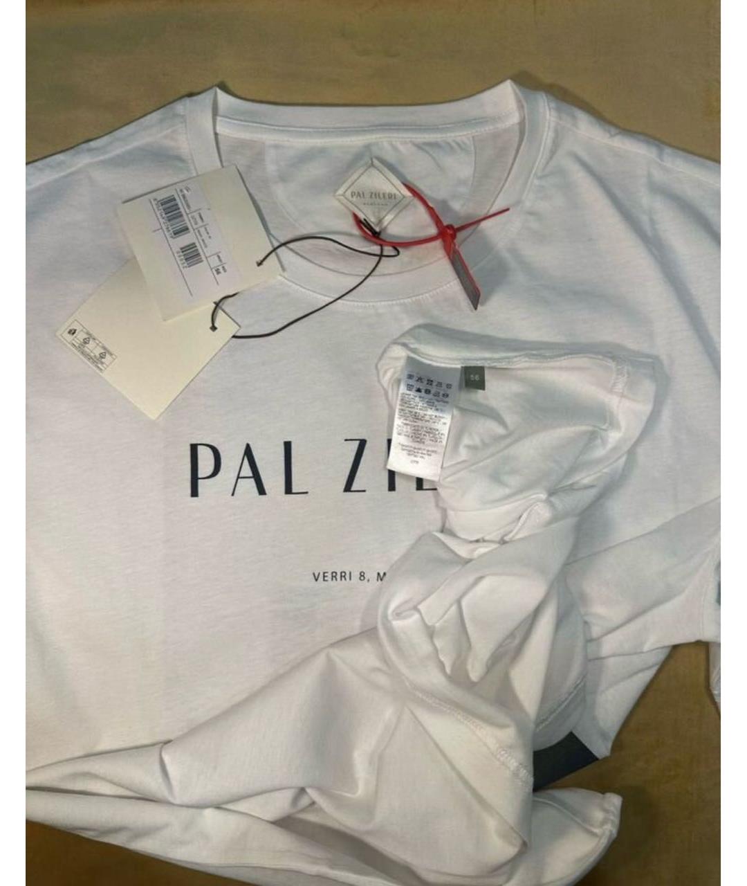 PAL ZILERI Белая хлопковая футболка, фото 3