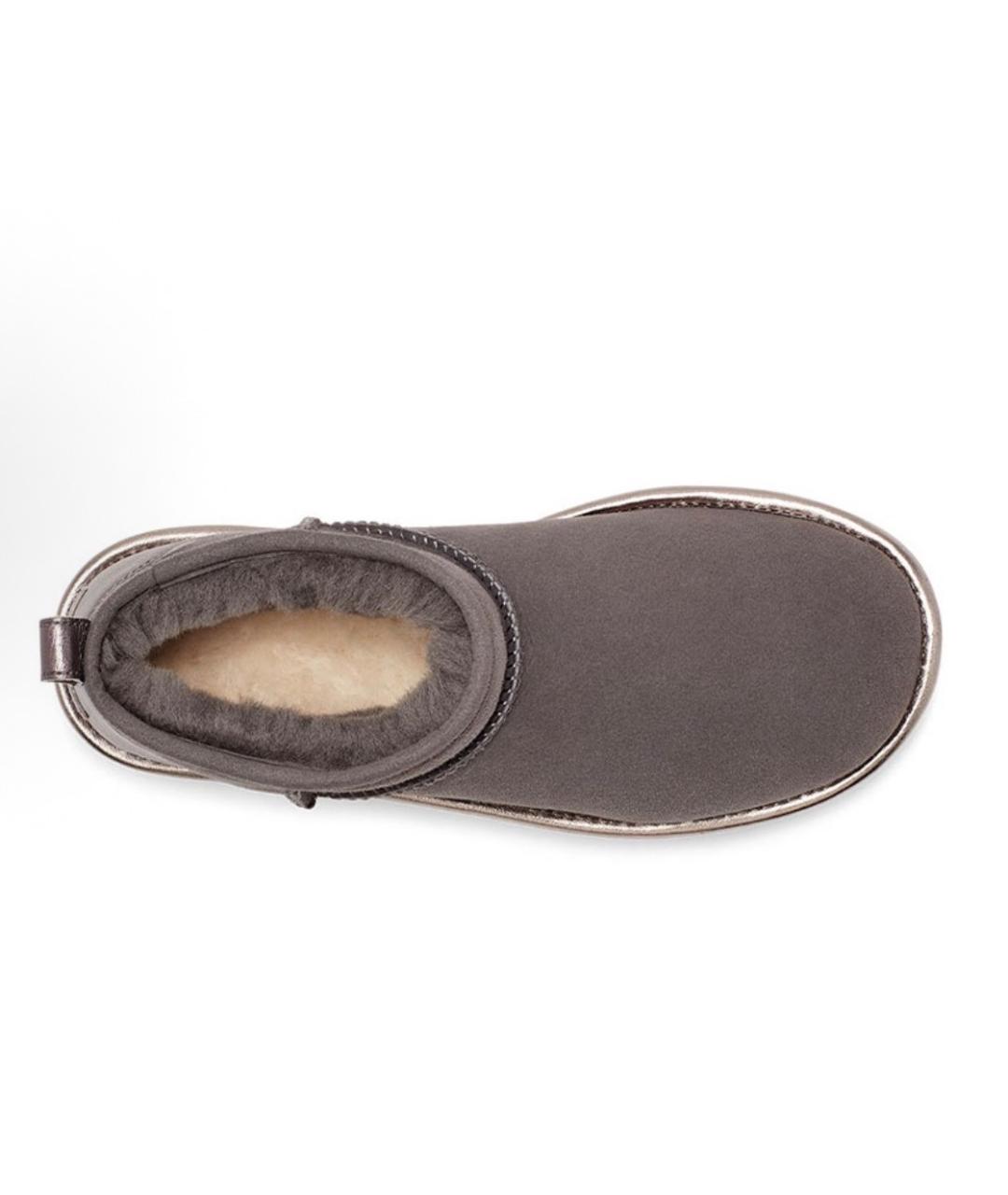 UGG AUSTRALIA Серые замшевые ботинки, фото 4