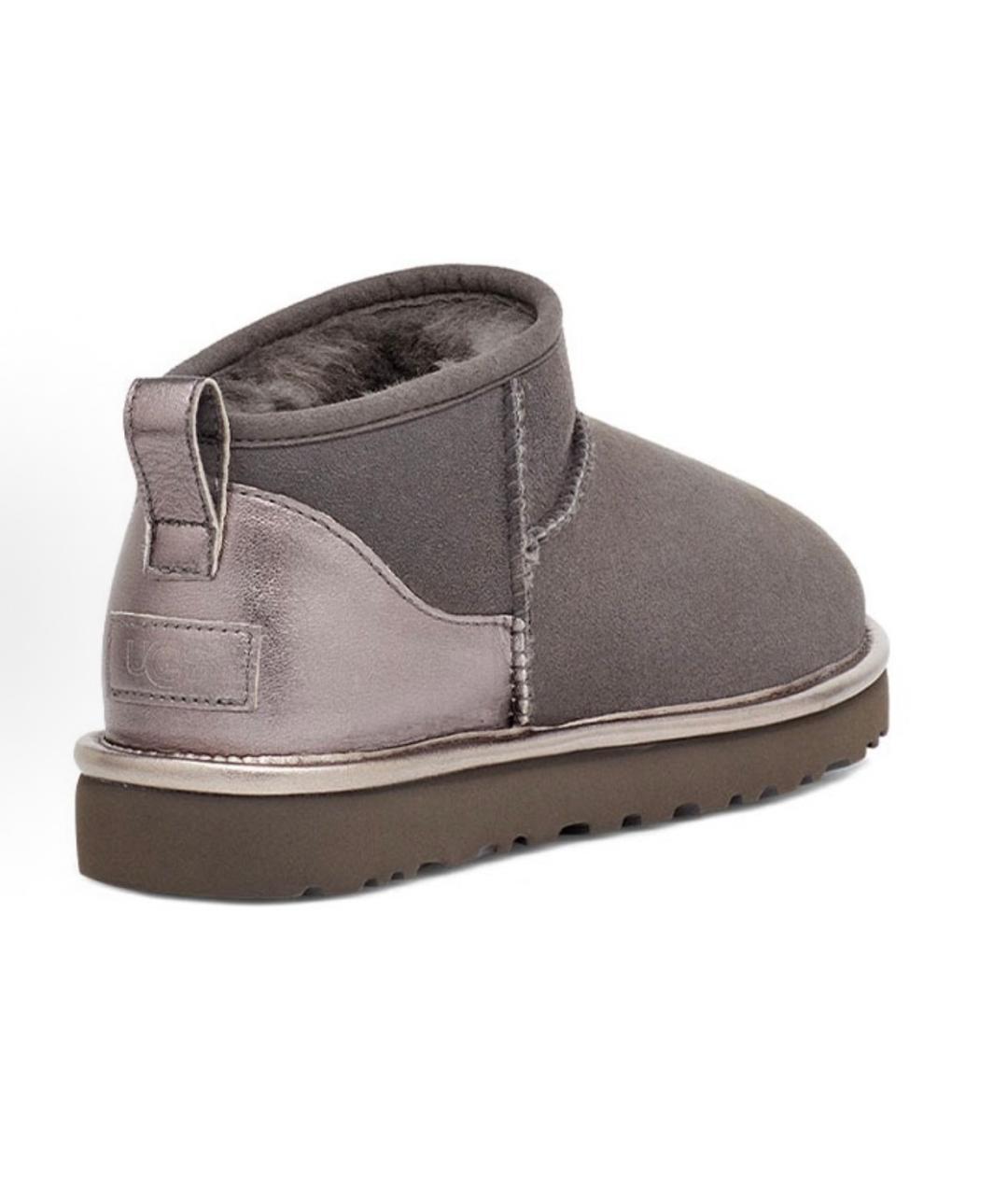 UGG AUSTRALIA Серые замшевые ботинки, фото 3