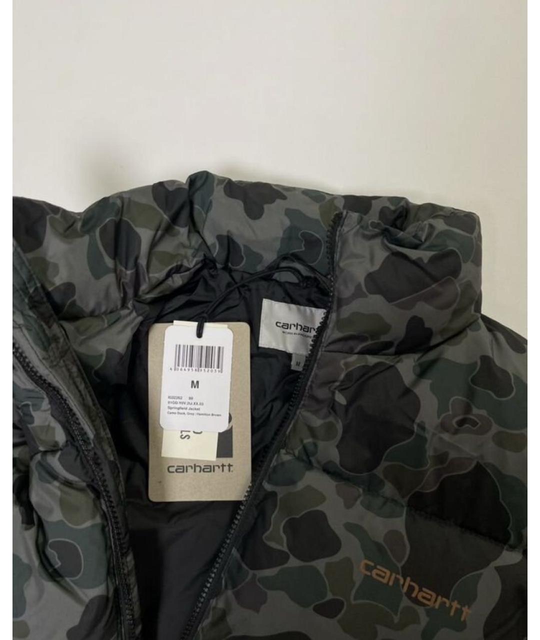 CARHARTT WIP Зеленая полиэстеровая куртка, фото 4