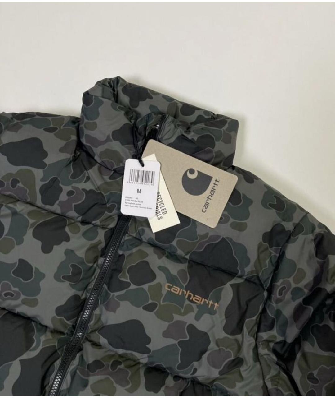 CARHARTT WIP Зеленая полиэстеровая куртка, фото 3