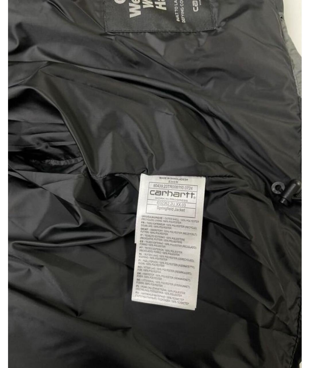 CARHARTT WIP Зеленая полиэстеровая куртка, фото 8