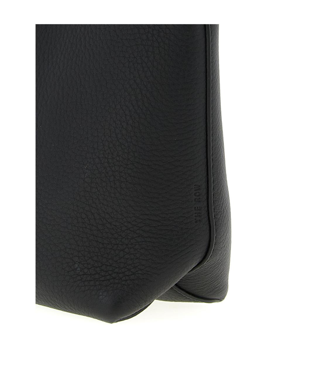 THE ROW Черная кожаная сумка через плечо, фото 3