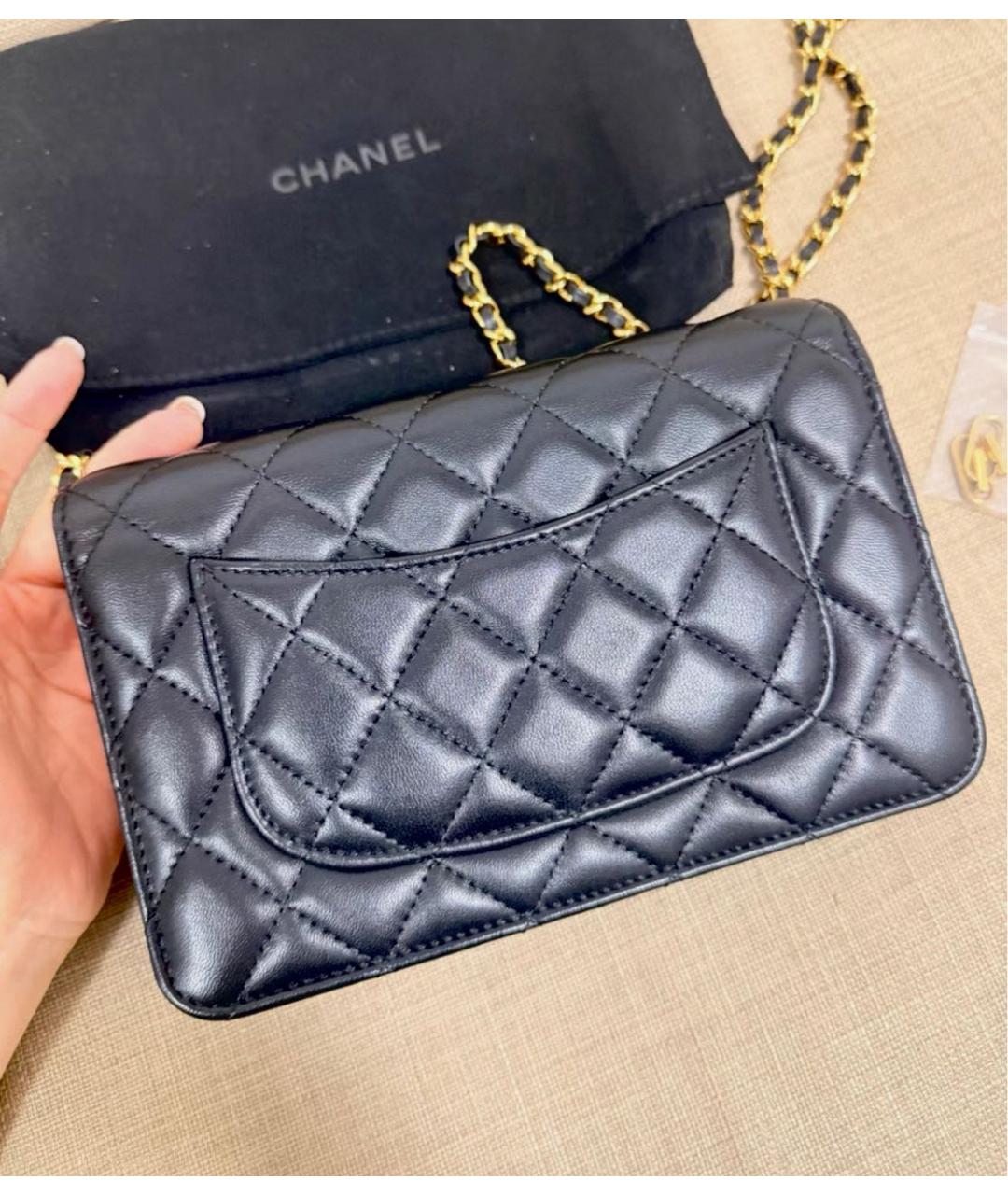 CHANEL Кожаная сумка через плечо, фото 3