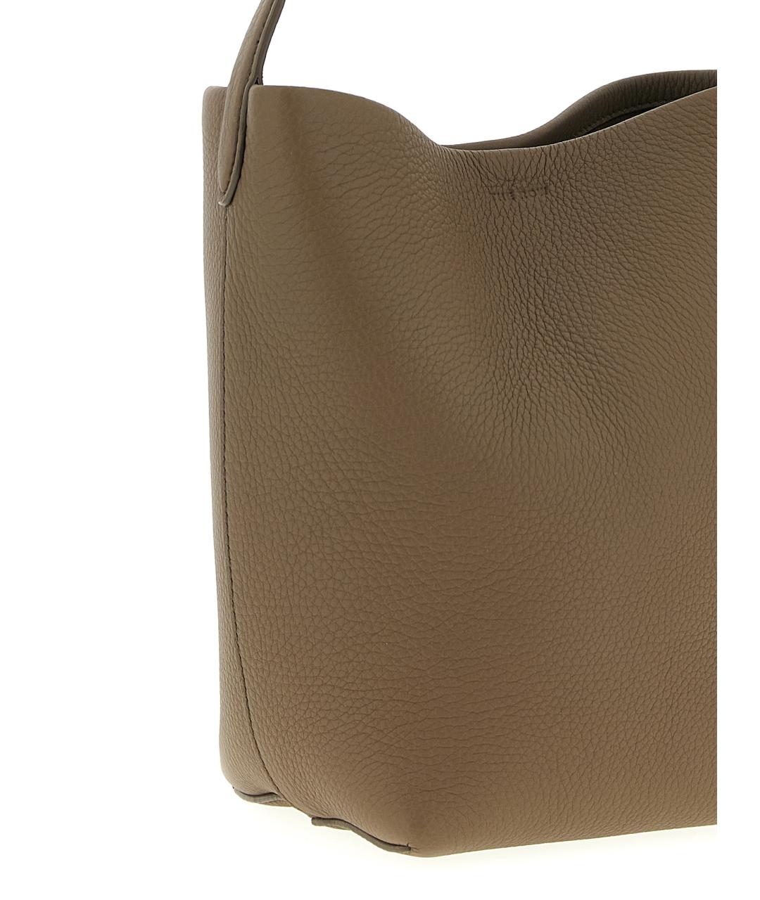 THE ROW Коричневая кожаная сумка тоут, фото 3