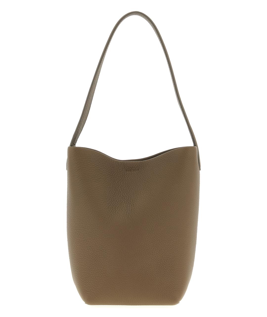 THE ROW Коричневая кожаная сумка тоут, фото 1