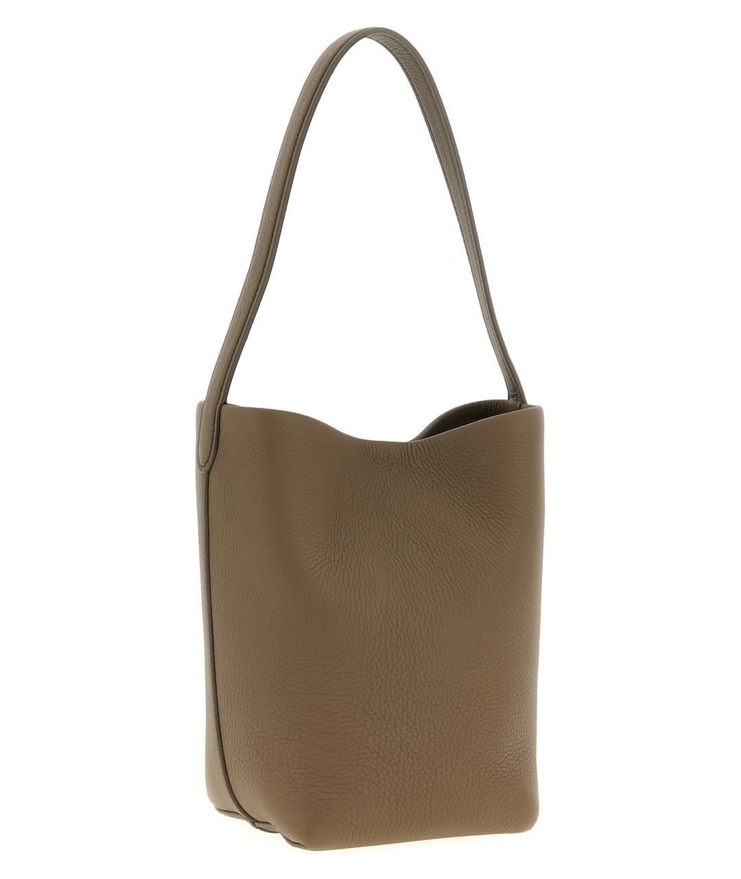 THE ROW Коричневая кожаная сумка тоут, фото 2