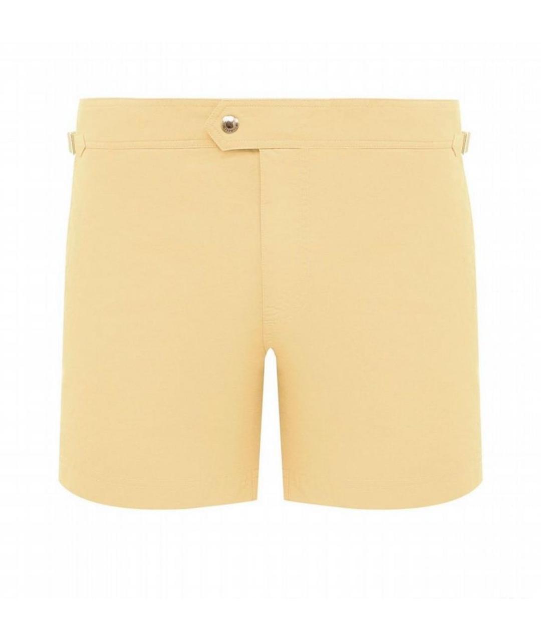 TOM FORD Желтые синтетические плавки, фото 1