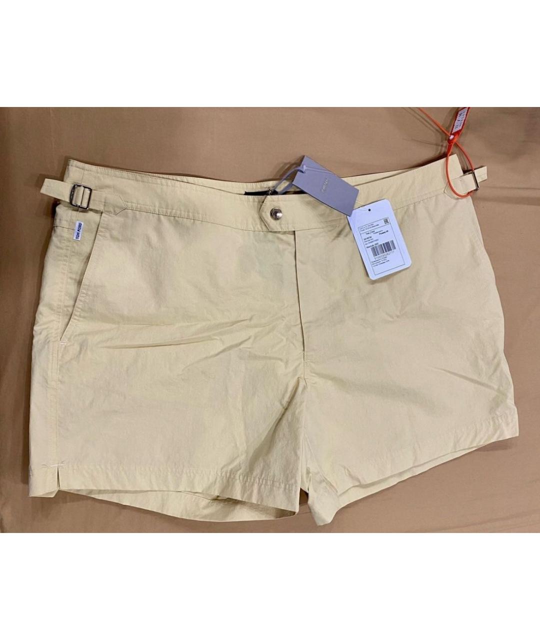 TOM FORD Желтые синтетические плавки, фото 4