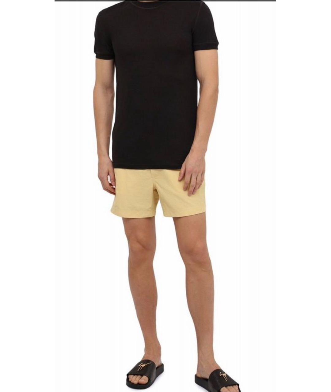 TOM FORD Желтые синтетические плавки, фото 2