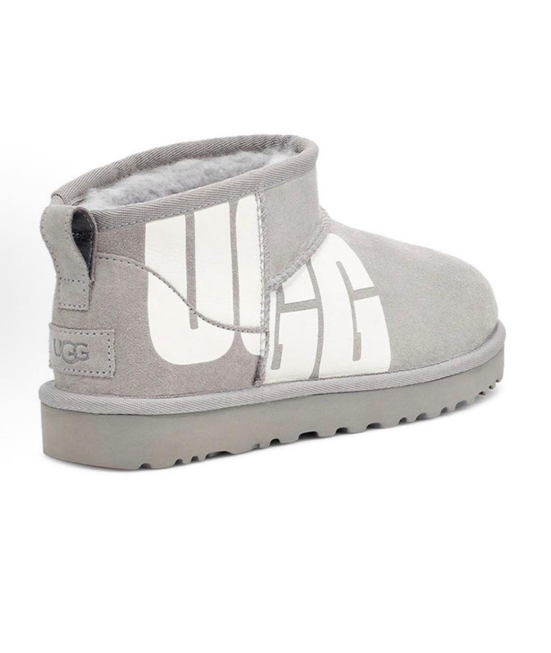 UGG AUSTRALIA Серые замшевые ботинки, фото 2