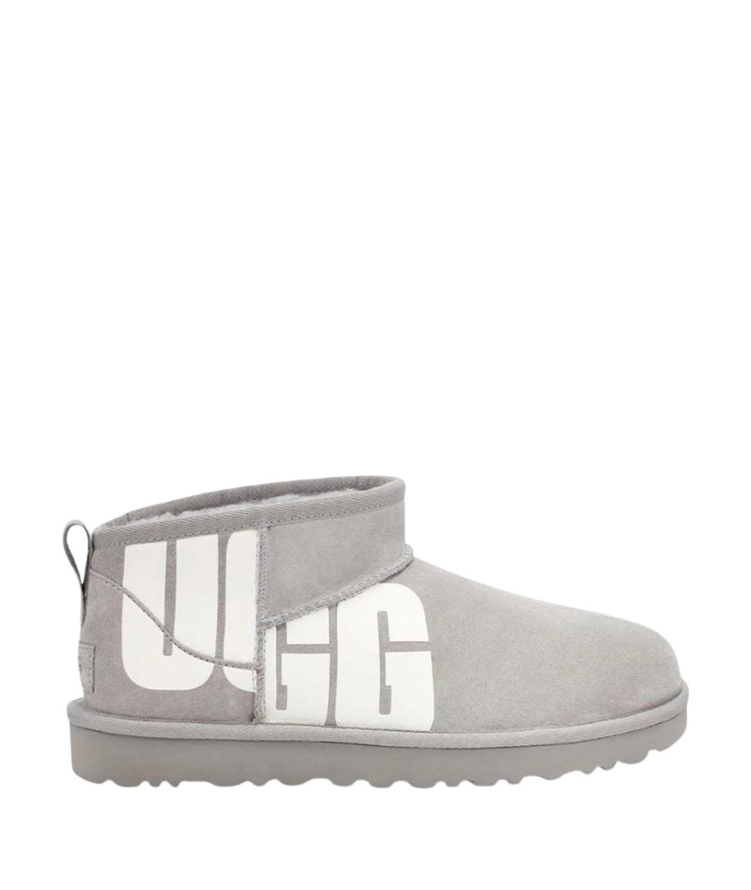 UGG AUSTRALIA Серые замшевые ботинки, фото 1