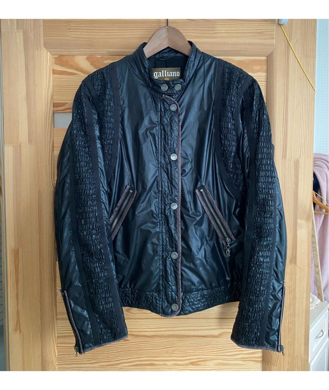 JOHN GALLIANO Черная полиэстеровая куртка, фото 9