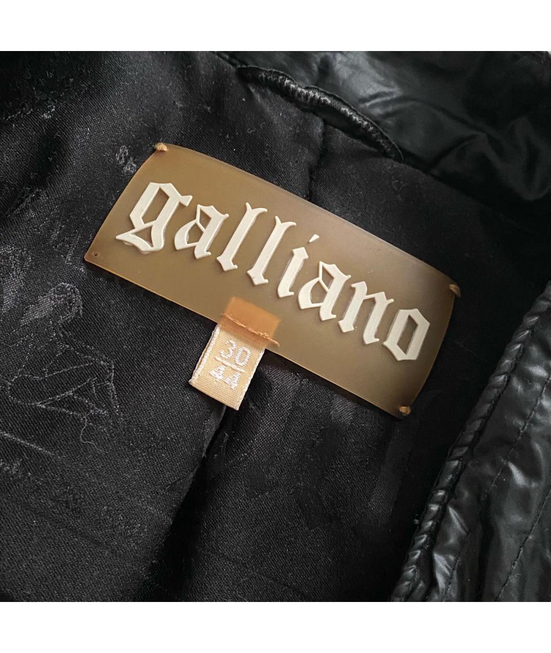 JOHN GALLIANO Черная полиэстеровая куртка, фото 5