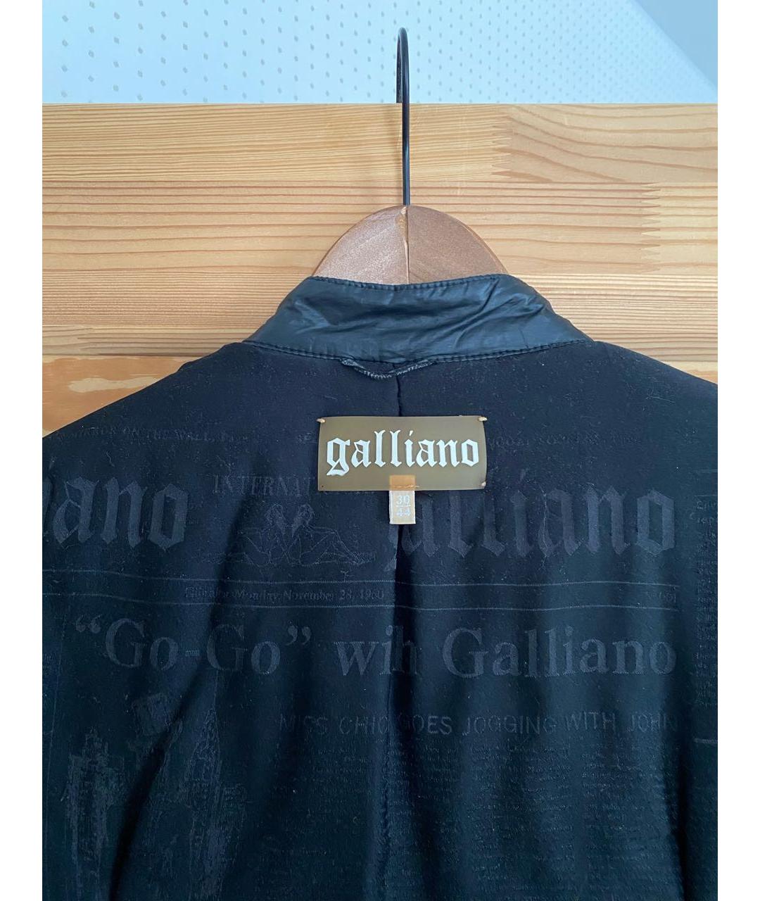 JOHN GALLIANO Черная полиэстеровая куртка, фото 3