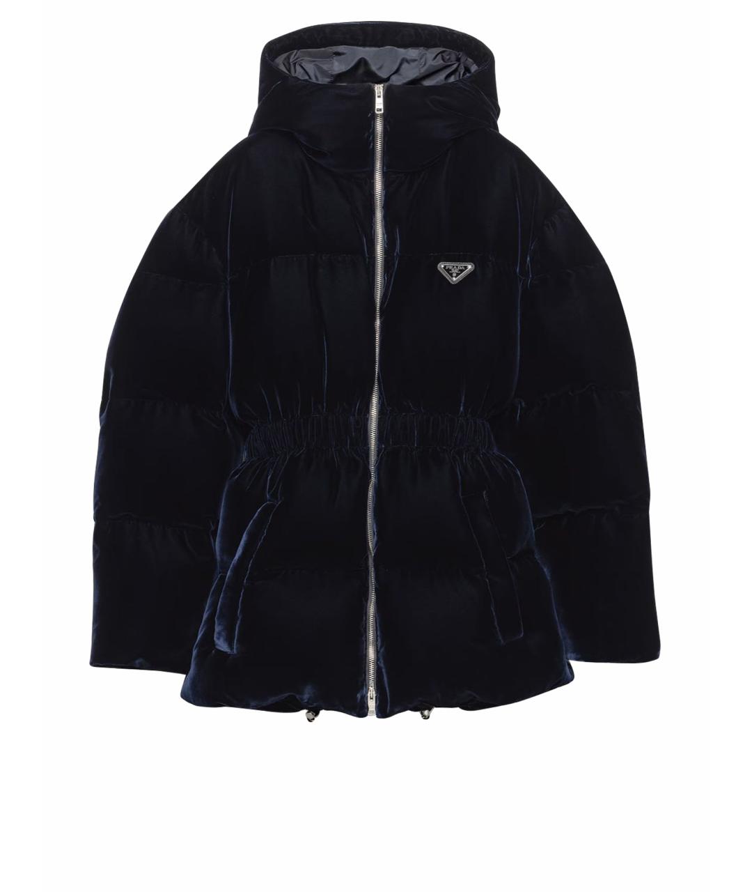 PRADA Темно-синий пуховик, фото 1