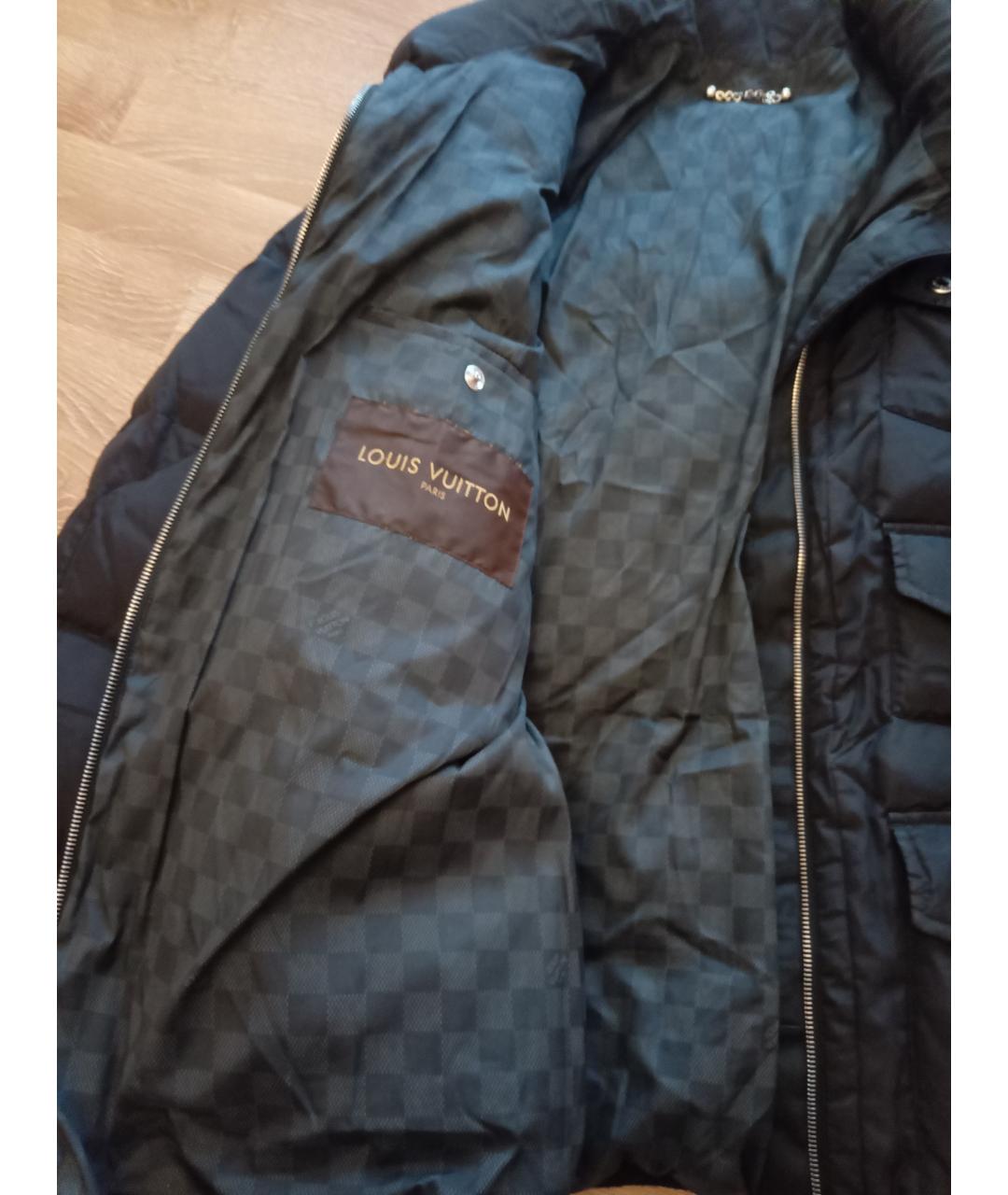 LOUIS VUITTON Черная полиэстеровая куртка, фото 3