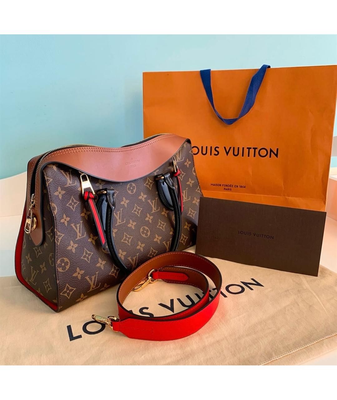 LOUIS VUITTON Коричневая сумка через плечо, фото 2
