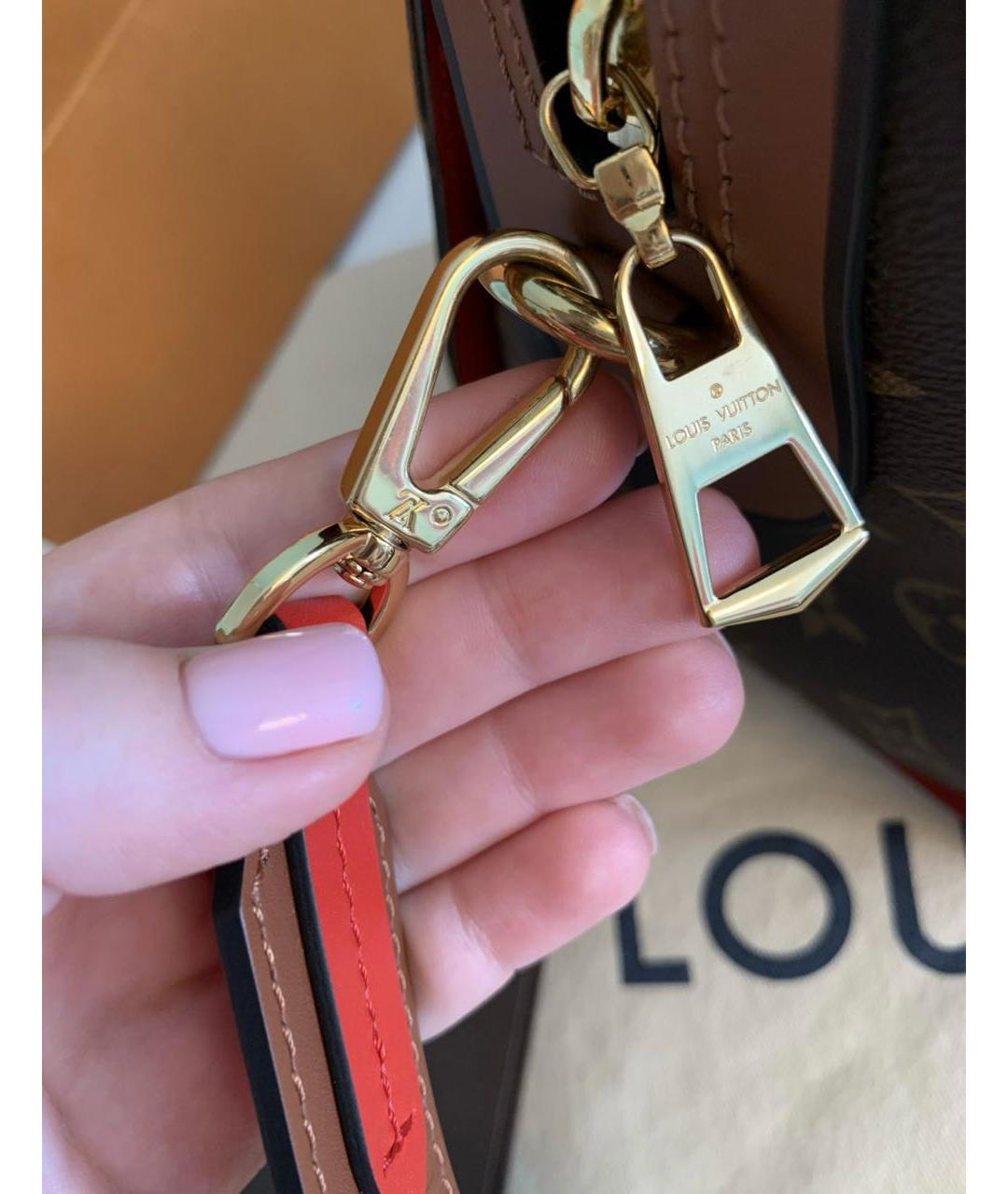 LOUIS VUITTON Коричневая сумка через плечо, фото 3