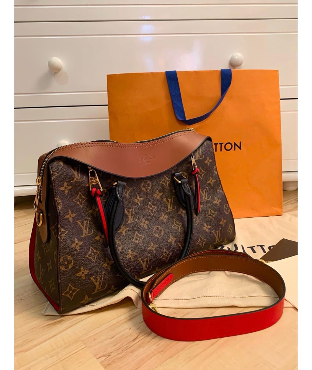 LOUIS VUITTON Коричневая сумка через плечо, фото 4
