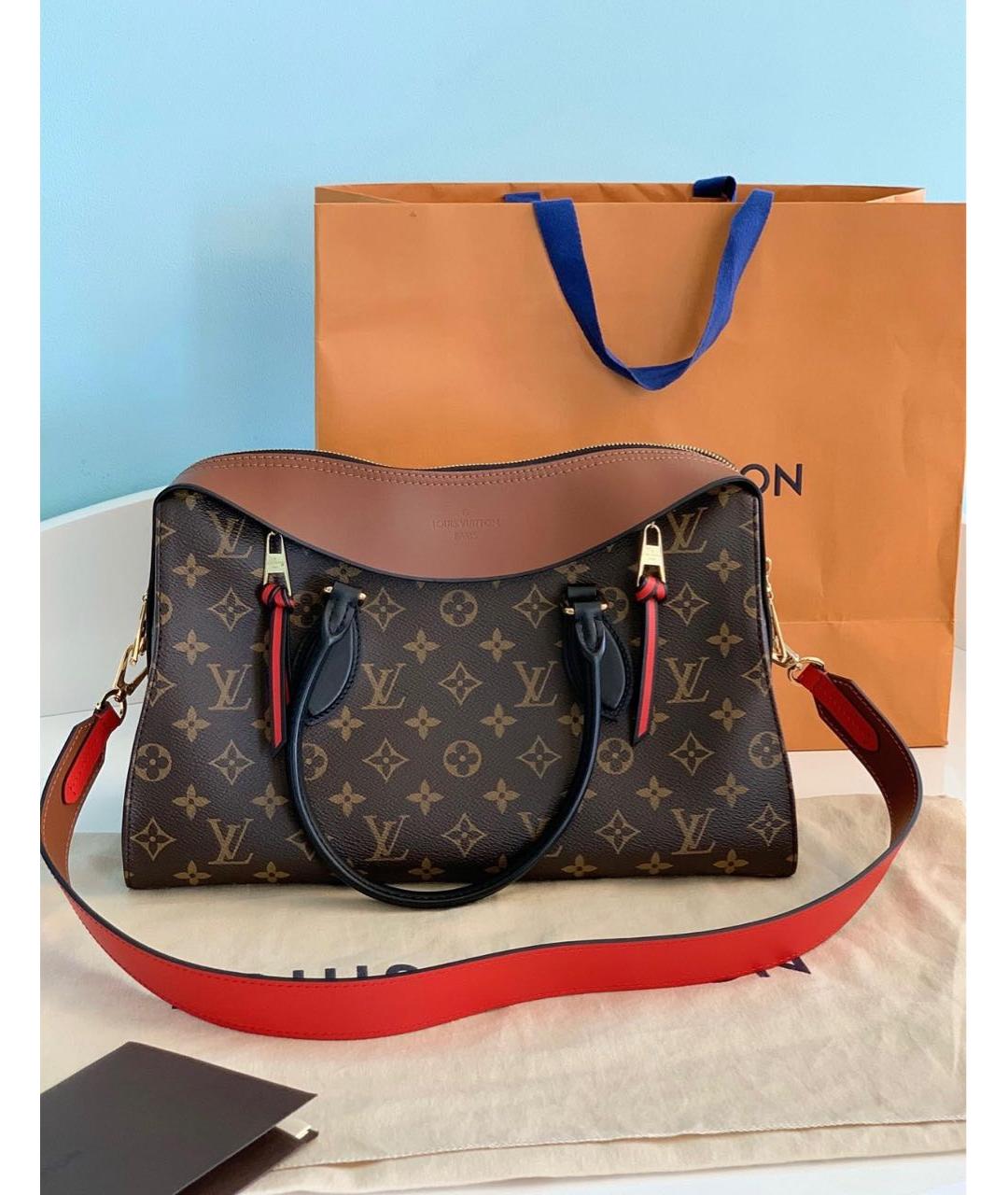 LOUIS VUITTON Коричневая сумка через плечо, фото 5