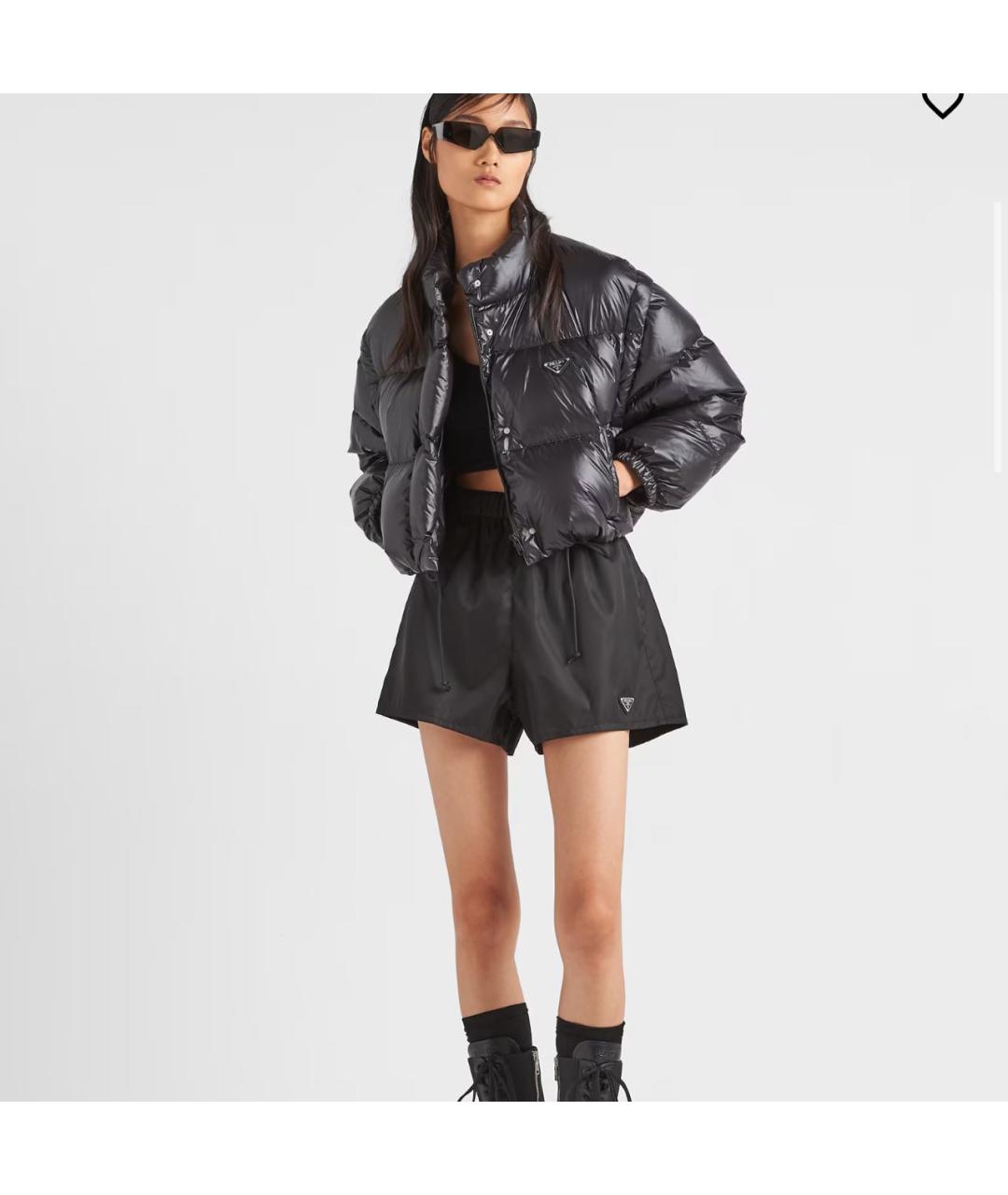 PRADA Черный пуховик, фото 2