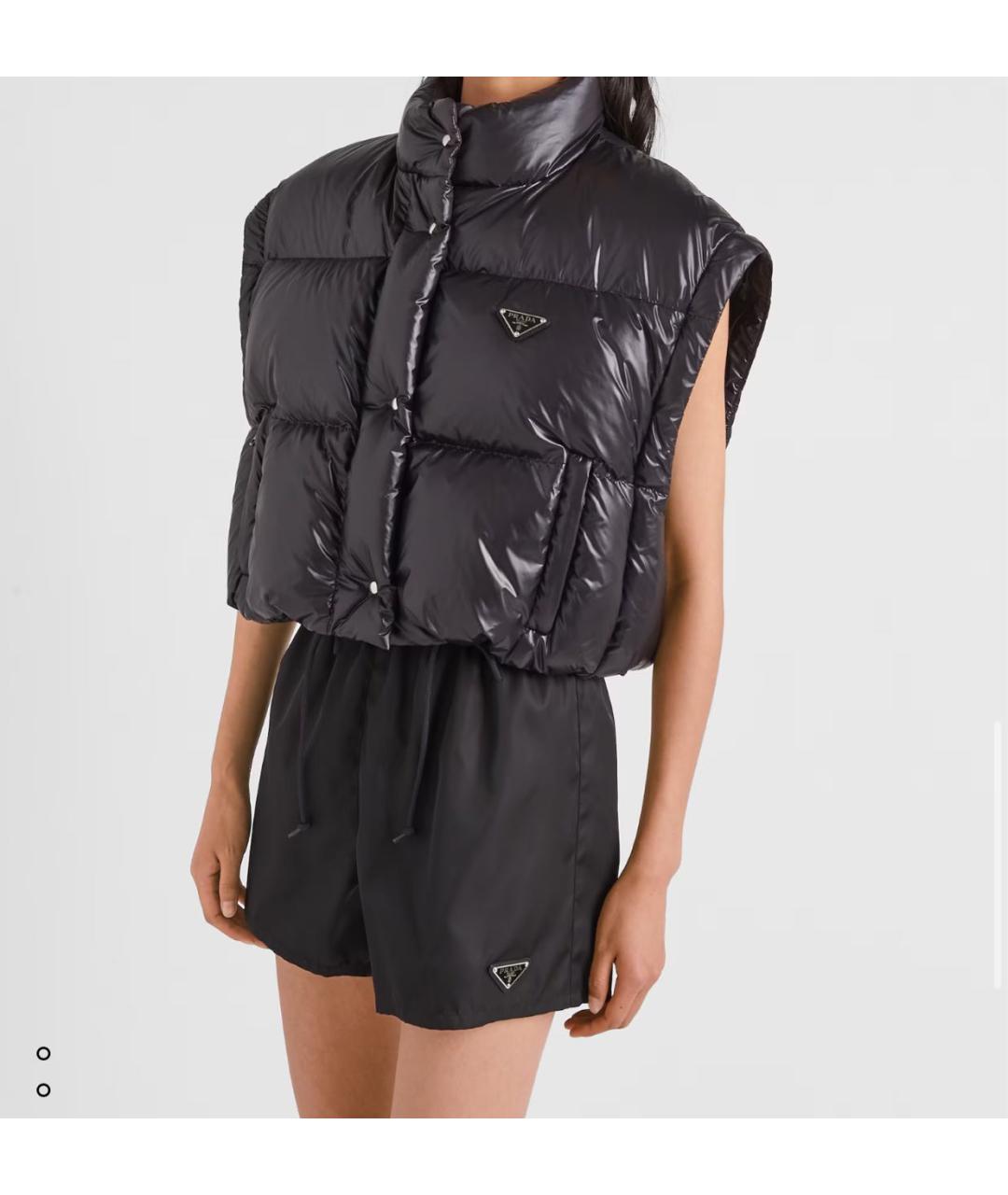 PRADA Черный пуховик, фото 3